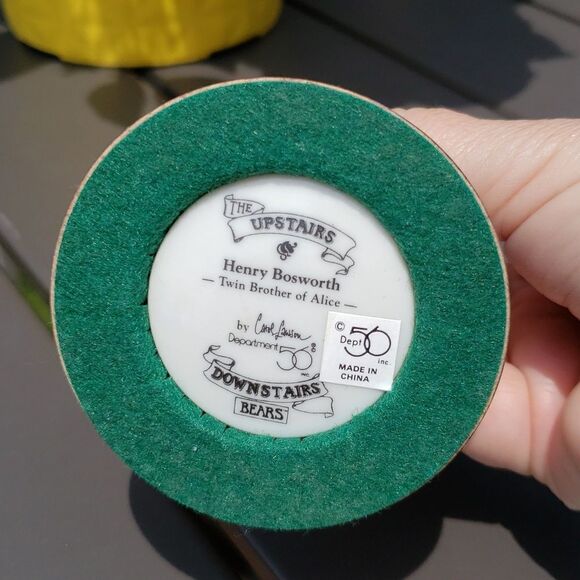 Dept 56 Vintage The Upstairs Downstairs Bears Figurine Sailor Bear with Sailboat - Picture 6 of 6